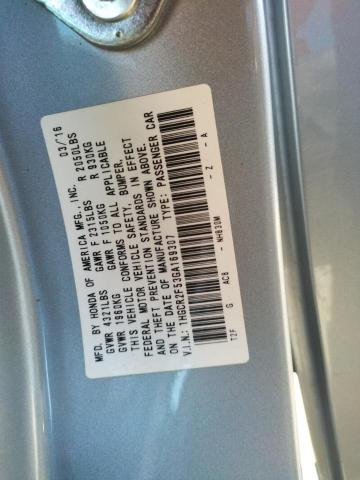 2016 HONDA ACCORD SED - 1HGCR2F53GA169307