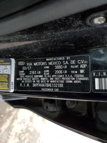 3KPFK4A78HE132188 KIA FORTE LX