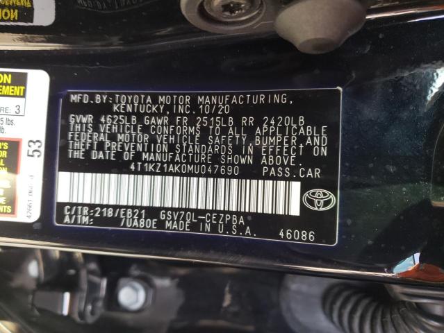 4T1KZ1AK0MU047690 Toyota CAMRY TRD