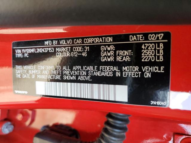 YV126MFL2H2437153 Volvo S60