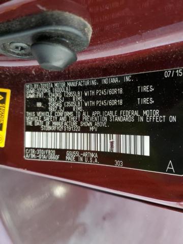 2015 TOYOTA HIGHLANDER - 5TDBKRFH2FS191320