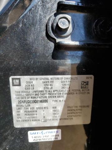 2GNFLGE39G6146886 Chevrolet Equinox Ltz