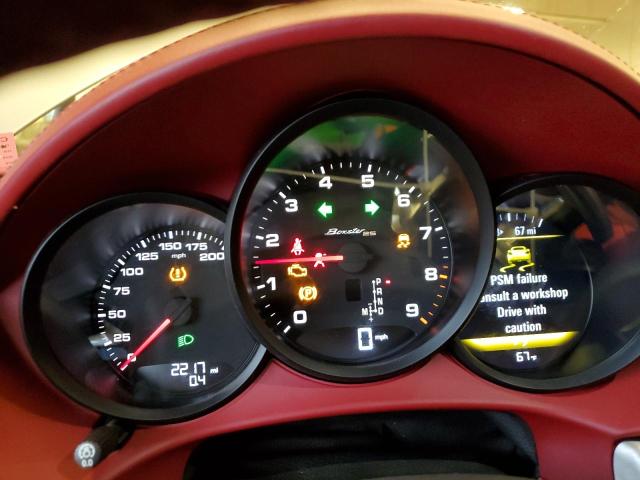 2022 PORSCHE BOXSTER GT WP0CD2A88NS228275