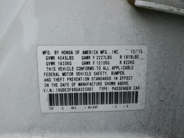 19UDE2F89GA023861 Acura Ilx Premium