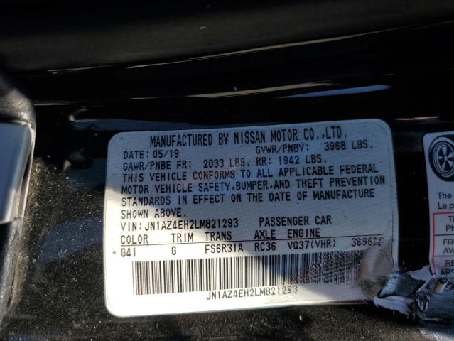 JN1AZ4EH2LM821293 Nissan 370Z BASE