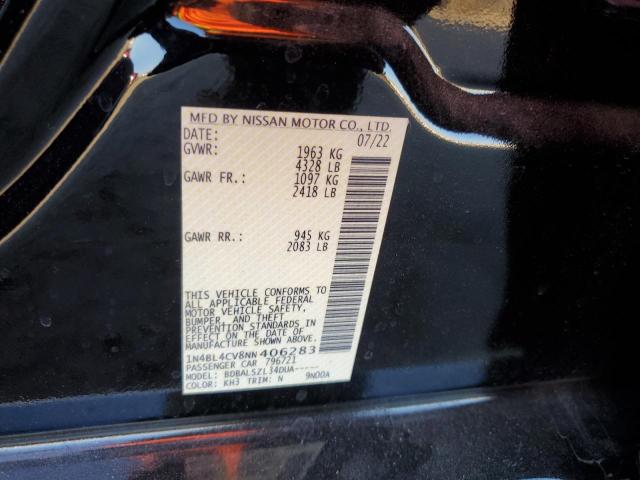 1N4BL4CV8NN406283 Nissan ALTIMA SR