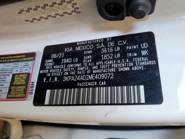 3KPA24AD2ME409072 KIA RIO LX