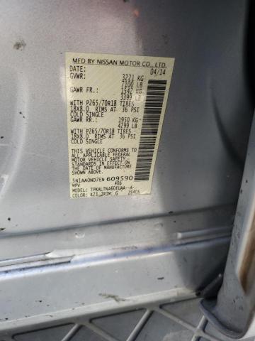 5N1AA0ND7EN609590 Nissan ARMADA SV