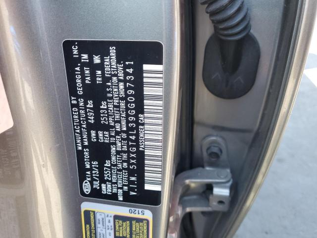 5XXGT4L39GG097341 KIA Optima Lx