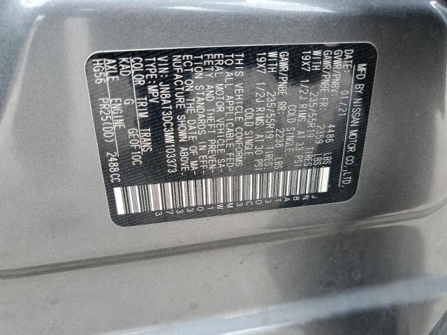2021 NISSAN ROGUE PLAT - JN8AT3DC3MW103373