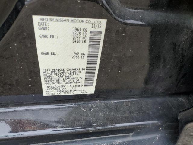 1N4BL4DV5KC141683 Nissan ALTIMA SV