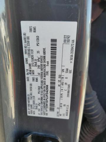 1FTEW1EP2JFD42998 Ford F150 Supercrew