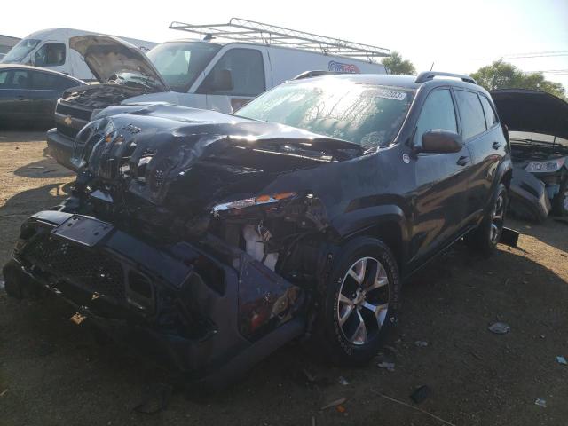 Lot #2429109392 2014 JEEP CHEROKEE T salvage car