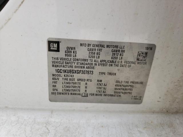 2016 CHEVROLET 2500 1GC1KUEGXGF307873