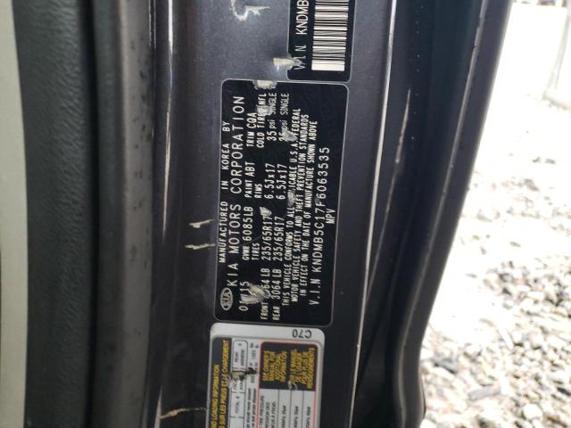 KNDMB5C17F6063535 KIA SEDONA LX