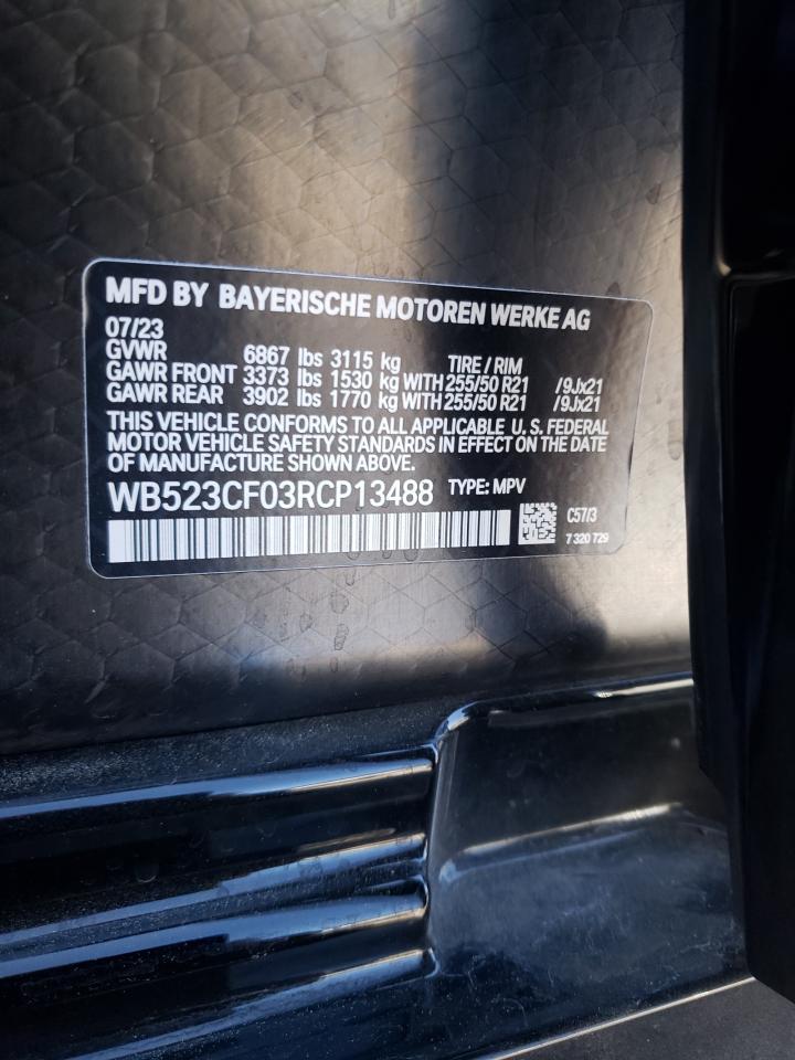 WB523CF03RCP13488 2024 BMW Ix xDrive50