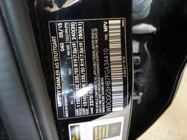WDCGG5HB7FG434410 Mercedes-Benz GLK 350