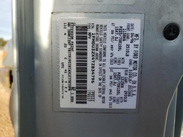 1996 Ford Explorer VIN: 1FMDU32X4TZB34796 Lot: 73227023