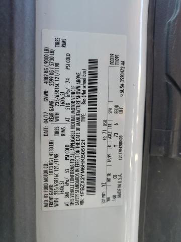 2017 FORD TRANSIT T- - 1FBZX2YM6HKB05121