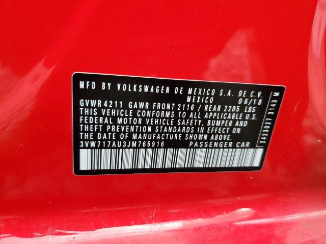 2018 VOLKSWAGEN GOLF SPORT - 3VW717AU3JM765916