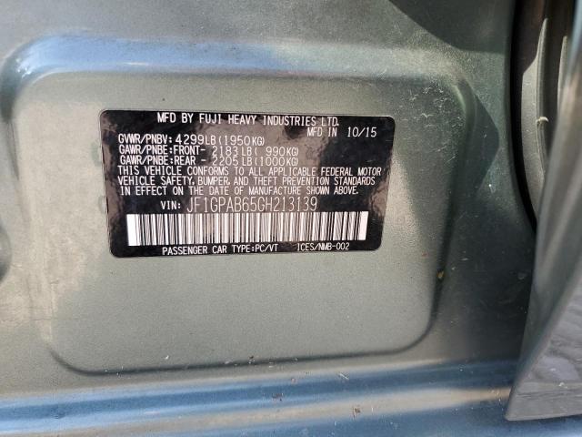 2016 SUBARU IMPREZA PR - JF1GPAB65GH213139