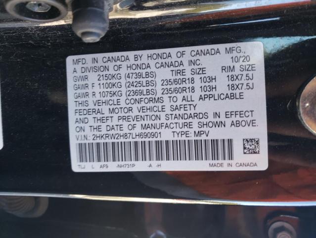 2HKRW2H87LH690901 Honda CR-V EXL