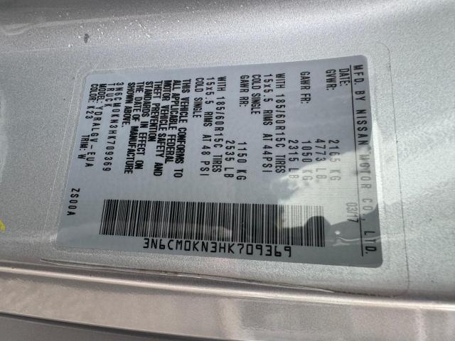 3N6CM0KN3HK709369 Nissan NV200 2.5S