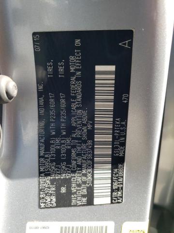 2015 TOYOTA SIENNA LE - 5TDKK3DC0FS637498