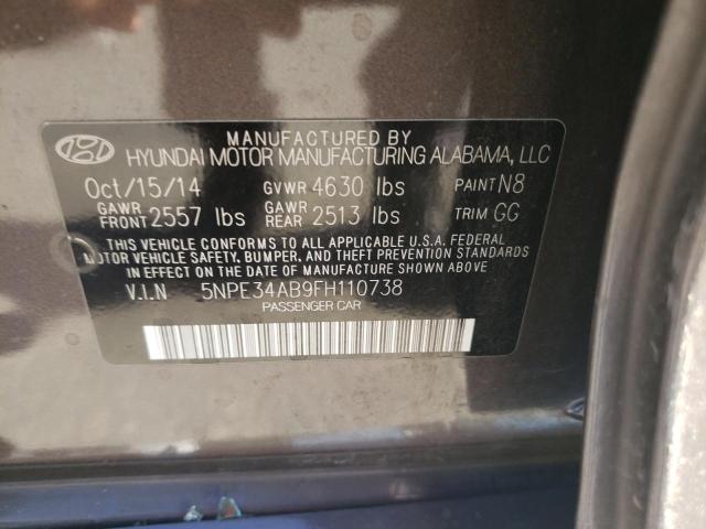 2015 HYUNDAI SONOTA - 5NPE34AB9FH110738