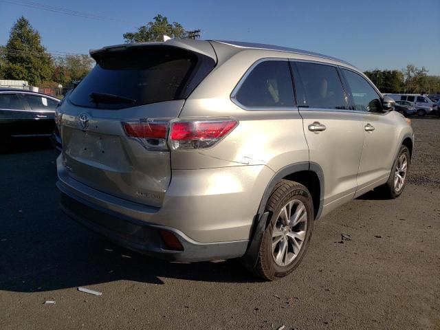 VIN 5TDJKRFH7ES009508 2014 Toyota Highlander, Xle no.3