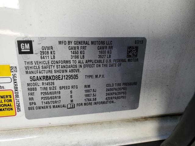 5GAKRBKD8EJ129505 Buick Enclave