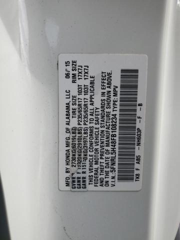5FNRL5H48FB108234 Honda ODYSSEY EX