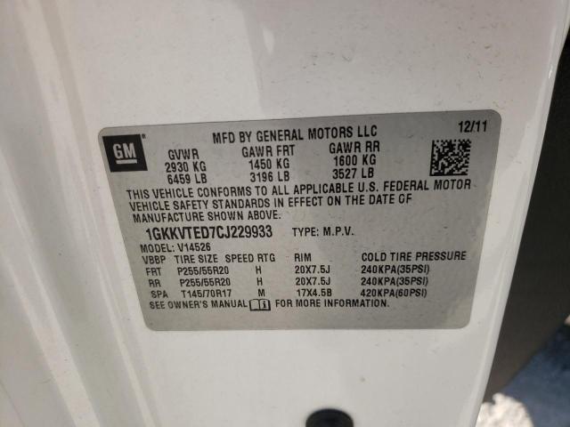 2012 GMC Acadia - Image 13