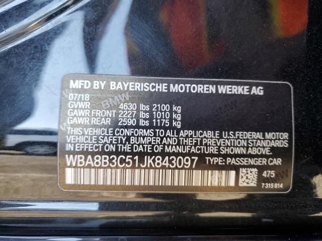WBA8B3C51JK843097 BMW 340 I