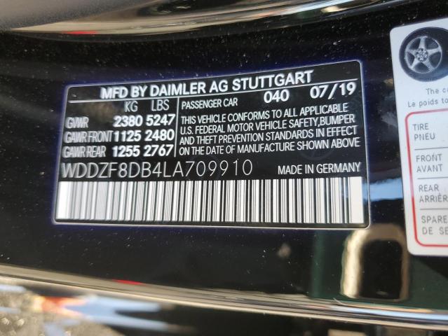 WDDZF8DB4LA709910 Mercedes-Benz E 350