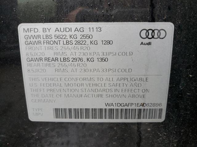 VIN WA1DGAFP1EA062896 2014 Audi Q5, Premium Plus no.14