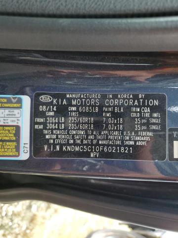 KNDMC5C10F6021821 KIA SEDONA EX