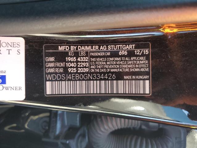 WDDSJ4EB0GN334426 Mercedes-Benz CLA 250
