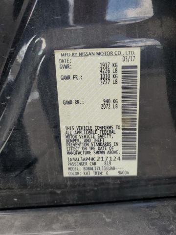 2017 NISSAN ALTIMA 2.5 1N4AL3AP4HC217124