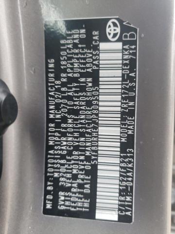 2018 TOYOTA COROLLA L - 5YFBURHE7JP809505