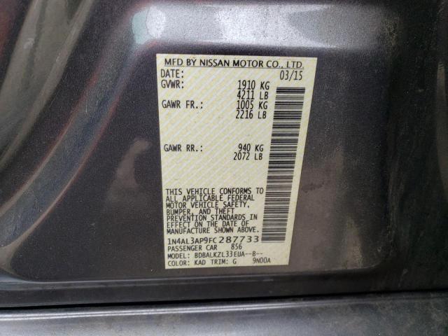 Nissan ALTIMA 2.5 2015 1N4AL3AP9FC287733 Image 12