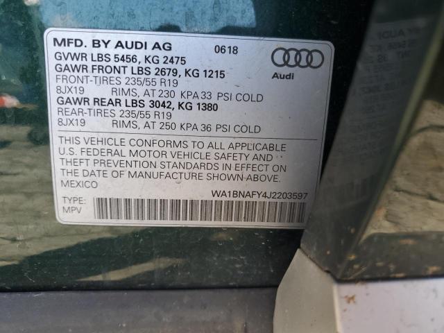 WA1BNAFY4J2203597 2018 AUDI Q5, photo no. 13