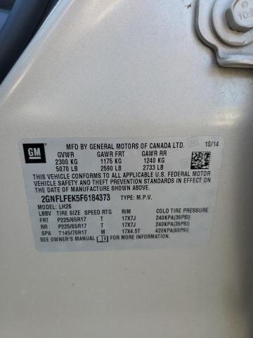 2015 CHEVROLET EQUINOX LT - 2GNFLFEK5F6184373