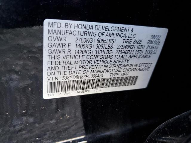 5J8YD8H83PL000424 | 2023 ACURA MDX TYPE S