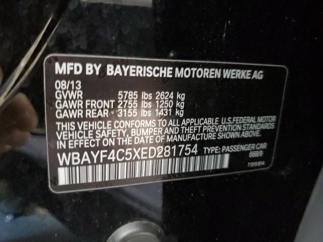 VIN WBAYF4C5XED281754 2014 BMW 7 Series, 740 Lxi no.12