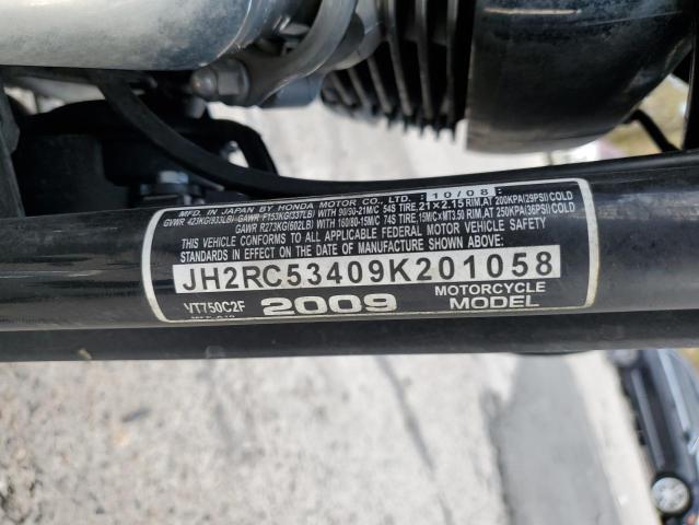 2009 HONDA VT750 C2F JH2RC53409K201058