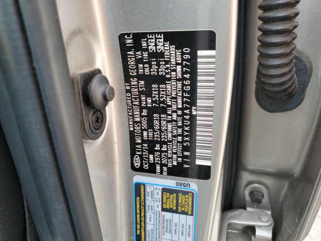5XYKU4A77FG647790 KIA SORENTO EX