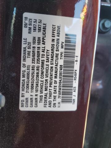 7FARW2H94JE097408 HONDA CRV 2018