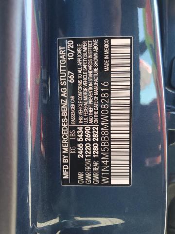 2021 MERCEDES-BENZ GLB AMG 35 W1N4M5BB8MW082816