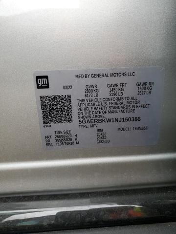  BUICK ENCLAVE 2022 Сріблястий